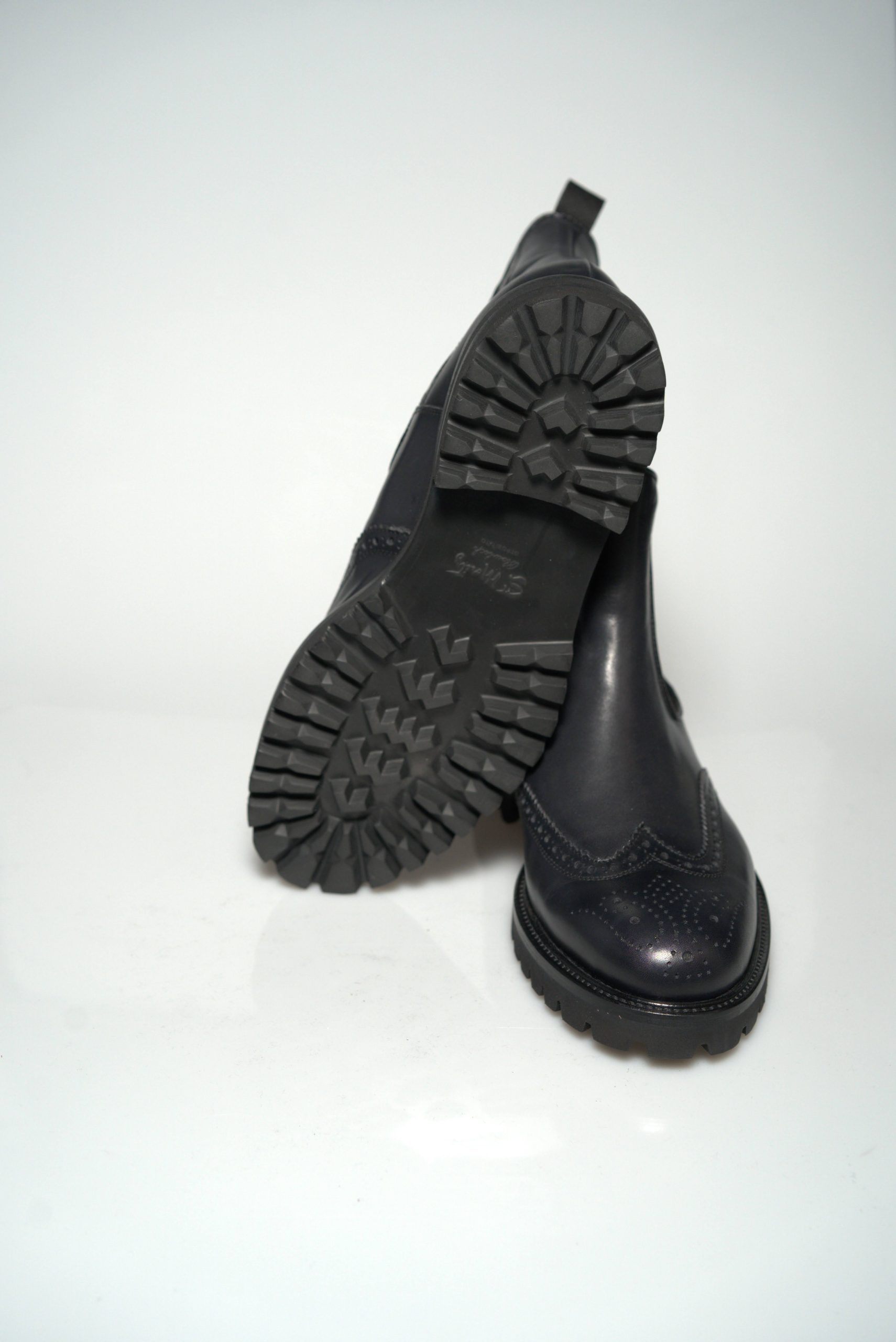 Antonio Maurizi Brogue Chelsea Čizme – Manitoba Grey - Image 2