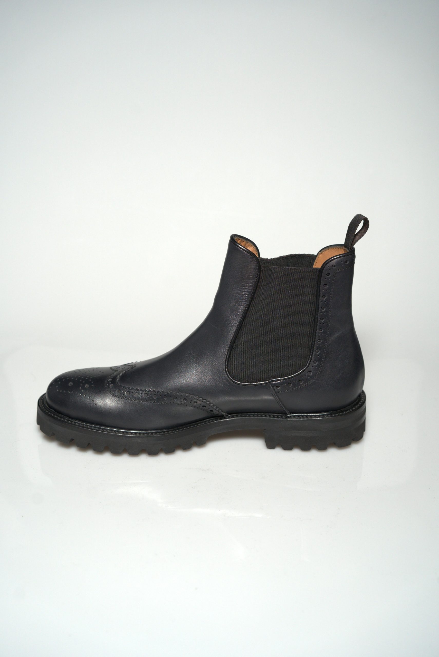 Antonio Maurizi Brogue Chelsea Čizme – Manitoba Grey - Image 4