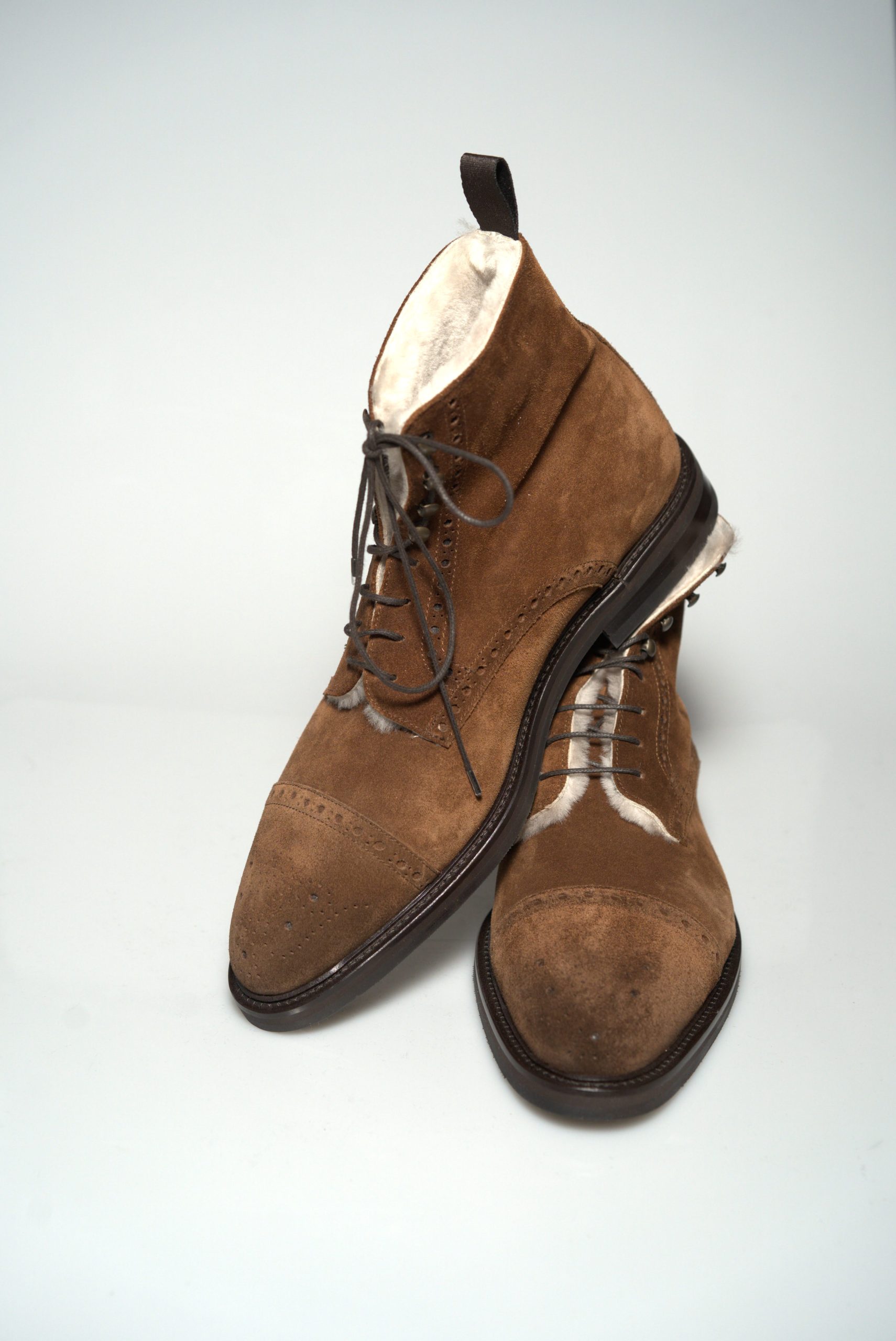 Antonio Maurizi Vodootporne Zimske Čizme – Snuff Brow - Image 3